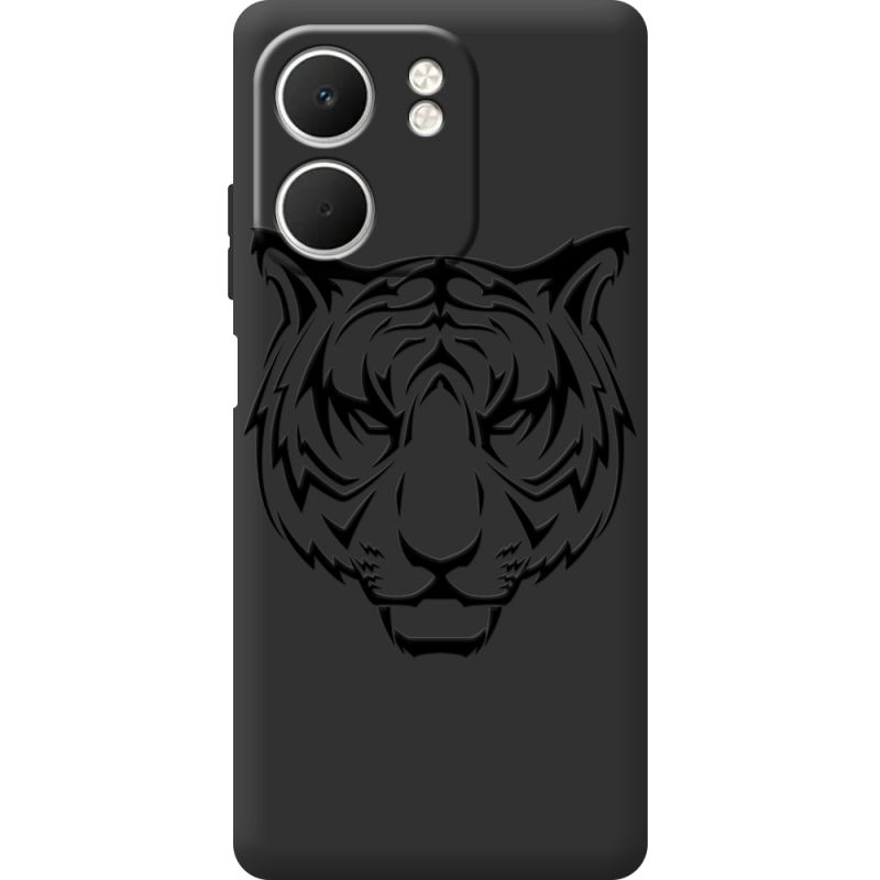 Чорний чохол BoxFace OPPO A5x Tiger