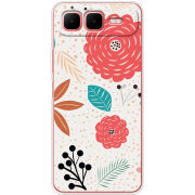 Чохол BoxFace Infinix Smart 10 Plus Line Flowers