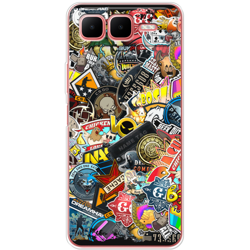 Чохол BoxFace Infinix Smart 10 Plus CS:Go Stickerbombing