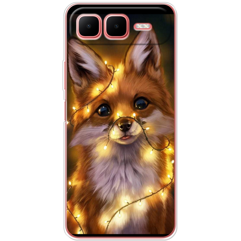 Чохол BoxFace Infinix Smart 10 Plus Різдвяна лисичка