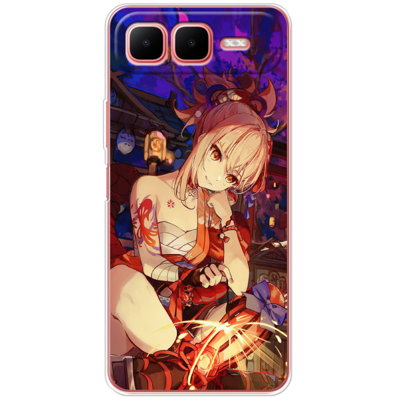 Чохол BoxFace Infinix Smart 10 Plus Genshin Ёимия с огоньком