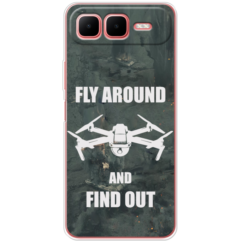 Чохол BoxFace Infinix Smart 10 Plus Дрон Fly Around