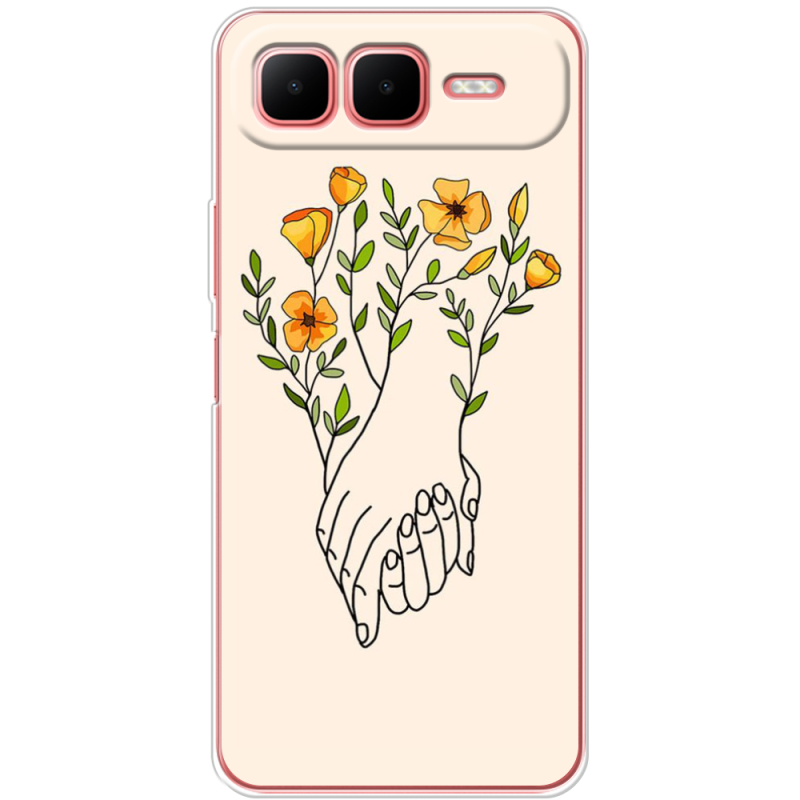Чохол BoxFace Infinix Smart 10 Plus Flower Hands
