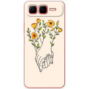 Чохол BoxFace Infinix Smart 10 Plus Flower Hands