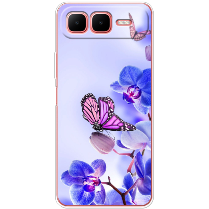 Чохол BoxFace Infinix Smart 10 Plus Orchids and Butterflies