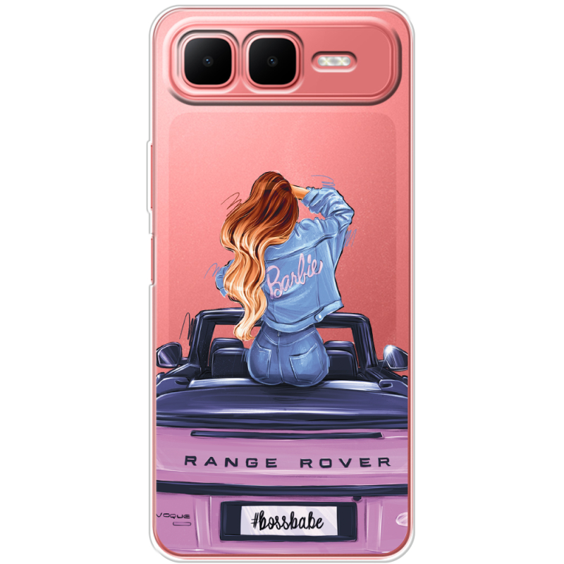 Прозорий чохол BoxFace Infinix Smart 10 Plus Boss Babe