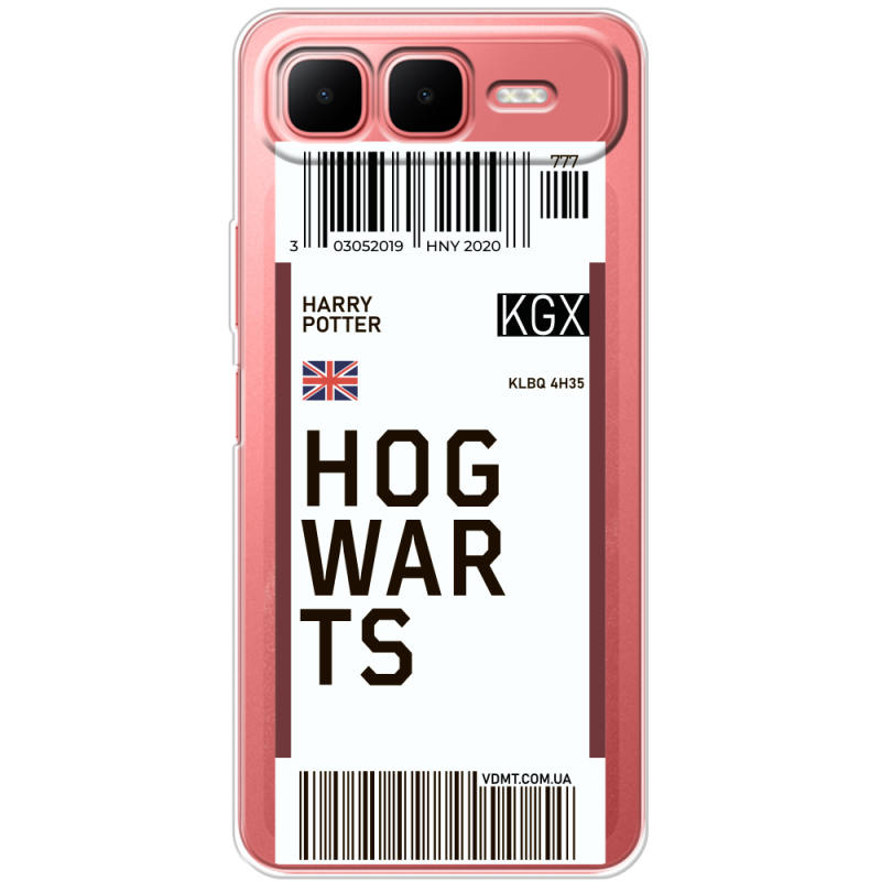 Прозорий чохол BoxFace Infinix Smart 10 Plus Ticket Hogwarts