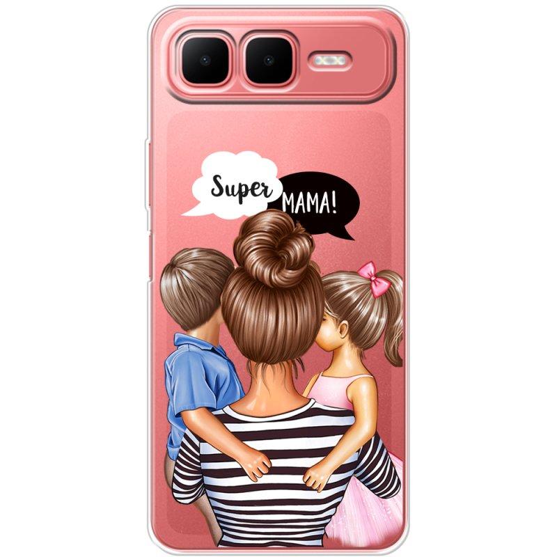 Прозорий чохол BoxFace Infinix Smart 10 Plus Super Mama