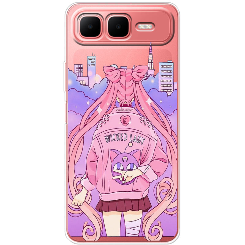 Прозорий чохол BoxFace Infinix Smart 10 Plus Wiked Lady