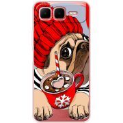 Прозорий чохол BoxFace Infinix Smart 10 Plus Winter Puggy