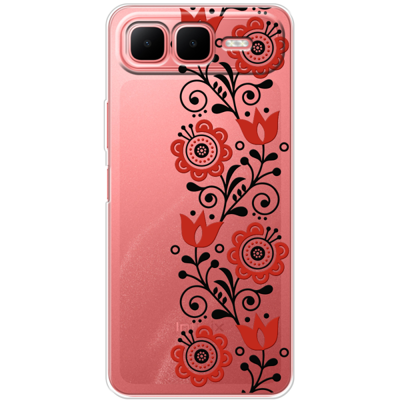 Прозорий чохол BoxFace Infinix Smart 10 Plus Ethno Ornament
