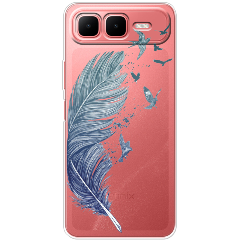 Прозорий чохол BoxFace Infinix Smart 10 Plus Feather