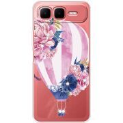 Чохол зі стразами Infinix Smart 10 Plus Pink Air Baloon