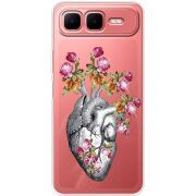 Чохол зі стразами Infinix Smart 10 Plus Heart