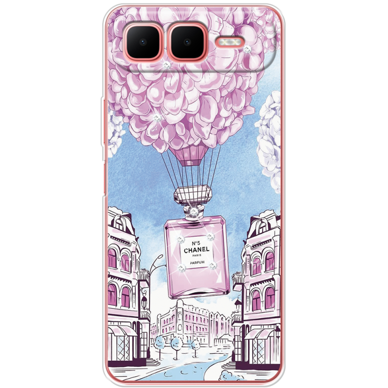 Чохол зі стразами Infinix Smart 10 Plus Perfume bottle
