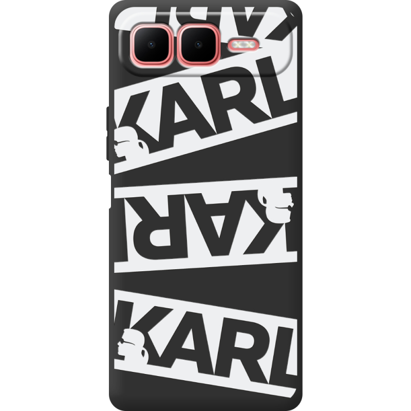 Чорний чохол BoxFace Infinix Smart 10 Plus White Karl