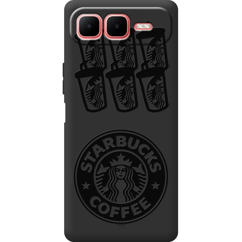 Чорний чохол BoxFace Infinix Smart 10 Plus Black Coffee