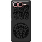 Чорний чохол BoxFace Infinix Smart 10 Plus Black Coffee