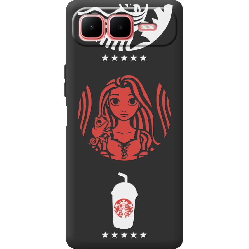 Чорний чохол BoxFace Infinix Smart 10 Plus RedWhite Coffee