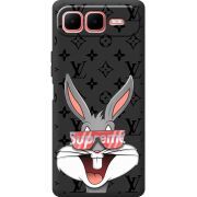 Чорний чохол BoxFace Infinix Smart 10 Plus looney bunny