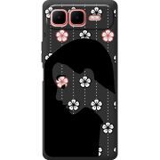 Чорний чохол BoxFace Infinix Smart 10 Plus Flower Hair