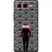 Чорний чохол BoxFace Infinix Smart 10 Plus Man Pattern