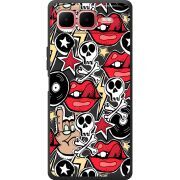Чорний чохол BoxFace Infinix Smart 10 Plus Rock Graffiti