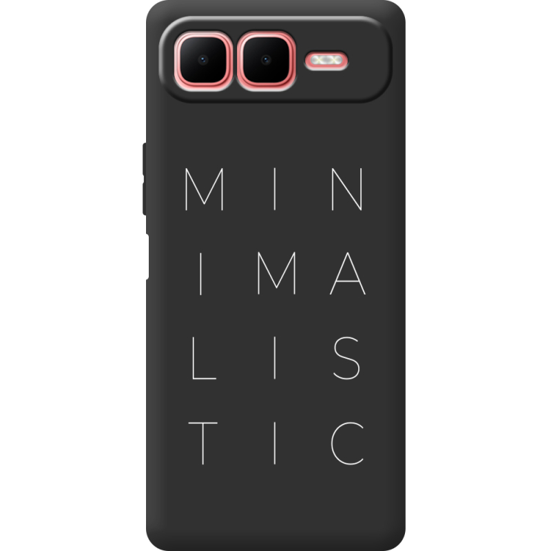 Чорний чохол BoxFace Infinix Smart 10 Plus Minimalistic
