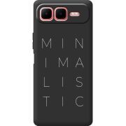 Чорний чохол BoxFace Infinix Smart 10 Plus Minimalistic