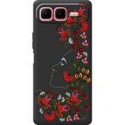 Чорний чохол BoxFace Infinix Smart 10 Plus 3D Ukrainian Muse