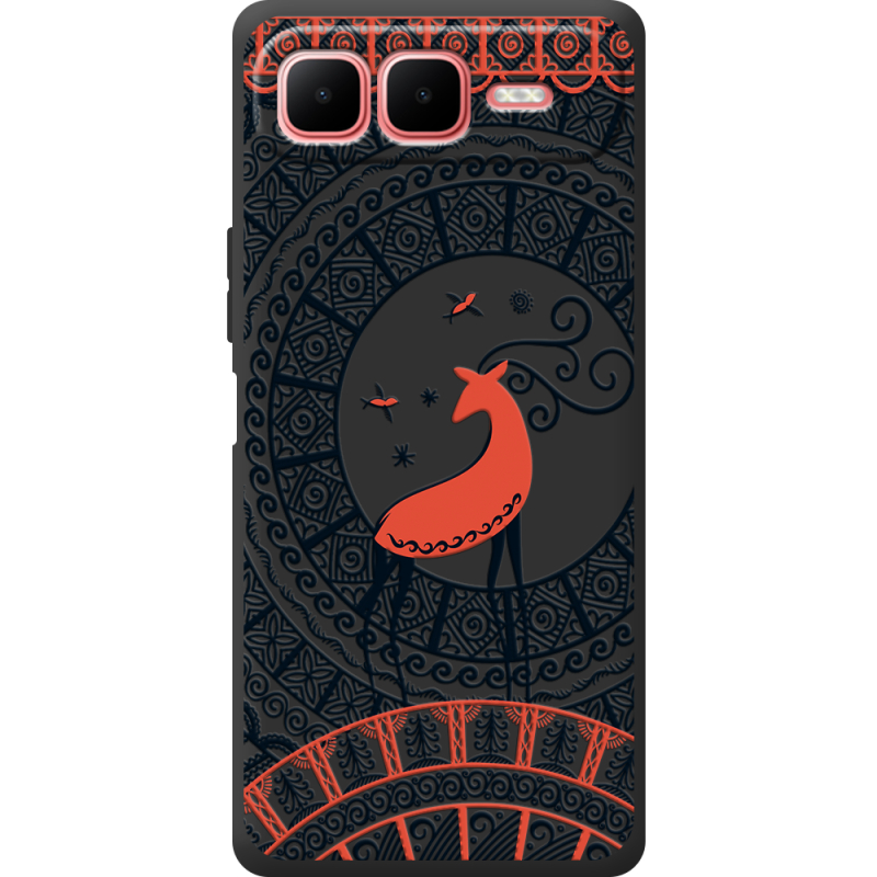Чорний чохол BoxFace Infinix Smart 10 Plus Ornament