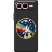 Чорний чохол BoxFace Infinix Smart 10 Plus NASA