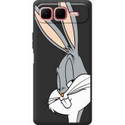 Чорний чохол BoxFace Infinix Smart 10 Plus Lucky Rabbit