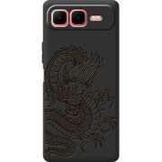 Чорний чохол BoxFace Infinix Smart 10 Plus Chinese Dragon
