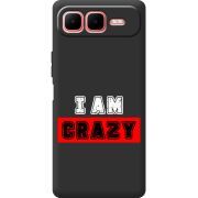 Чорний чохол BoxFace Infinix Smart 10 Plus I'm Crazy