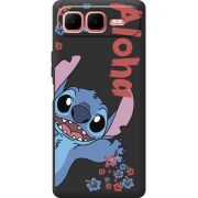 Чорний чохол BoxFace Infinix Smart 10 Plus Гавайський гість Stich