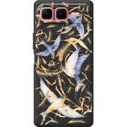 Чорний чохол BoxFace Infinix Smart 10 Plus Ластівки