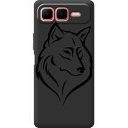 Чорний чохол BoxFace Infinix Smart 10 Plus Wolf