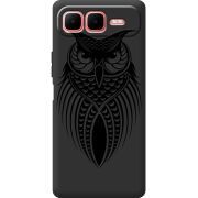 Чорний чохол BoxFace Infinix Smart 10 Plus Owl