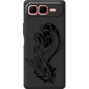 Чорний чохол BoxFace Infinix Smart 10 Plus Snake