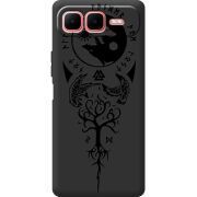 Чорний чохол BoxFace Infinix Smart 10 Plus Hugin and Munin