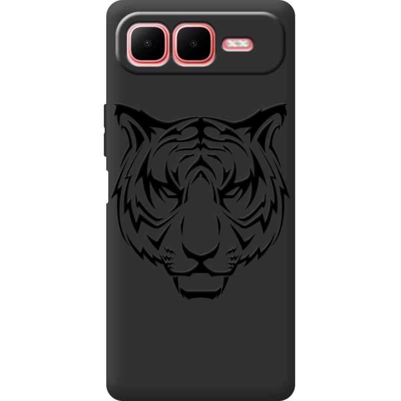 Чорний чохол BoxFace Infinix Smart 10 Plus Tiger