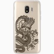 Прозрачный чехол Uprint Samsung J250 Galaxy J2 (2018) Chinese Dragon