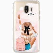 Прозрачный чехол Uprint Samsung J250 Galaxy J2 (2018) Travel Girl