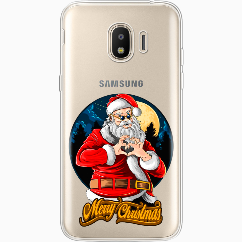 Прозрачный чехол Uprint Samsung J250 Galaxy J2 (2018) Cool Santa