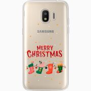 Прозрачный чехол Uprint Samsung J250 Galaxy J2 (2018) Merry Christmas