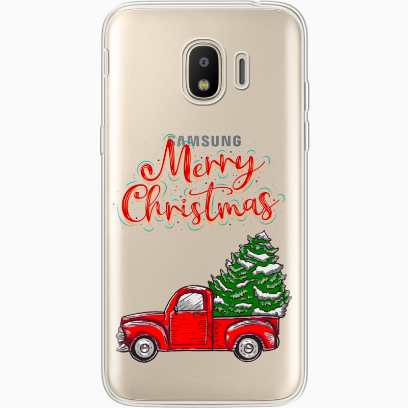 Прозрачный чехол Uprint Samsung J250 Galaxy J2 (2018) Holiday Car
