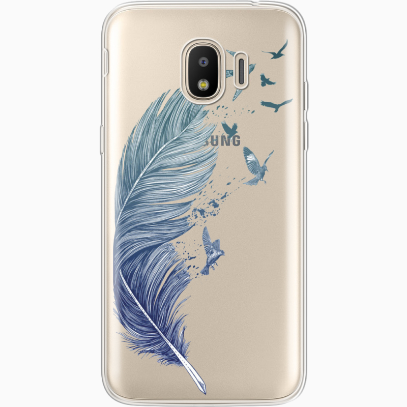 Прозрачный чехол Uprint Samsung J250 Galaxy J2 (2018) Feather