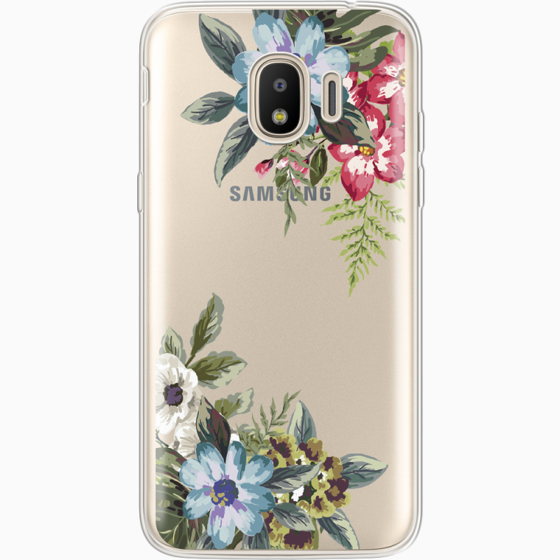 Прозрачный чехол Uprint Samsung J250 Galaxy J2 (2018) Floral
