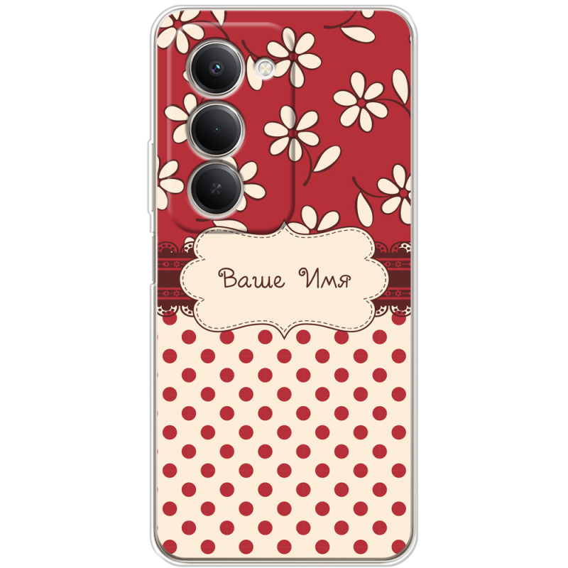 Чохол BoxFace Xiaomi Redmi 15 Именной Polka Dots